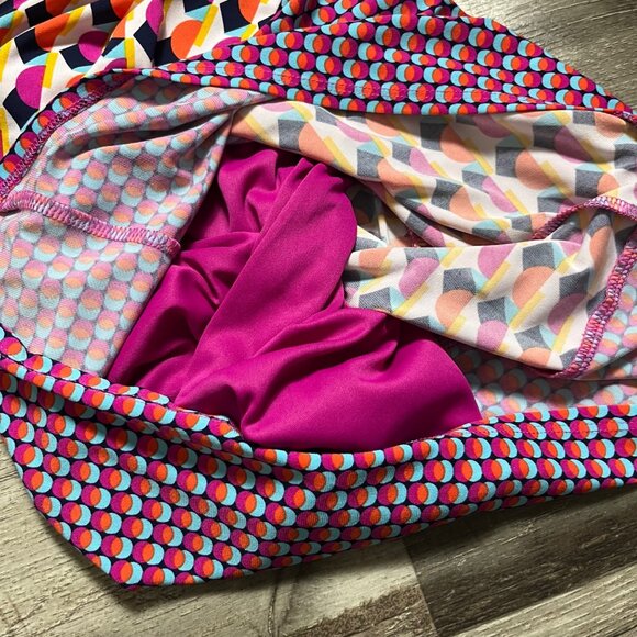 Laundry By Shelly Segal Sleeveless Waist Tie Midi Dress Multi Women’s Size S - Picture 7 of 10